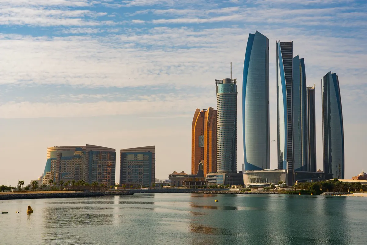 Abu Dhabi city skyline