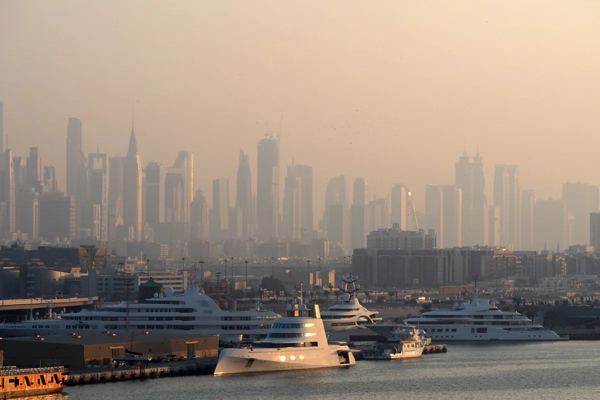 Dubai city skyline